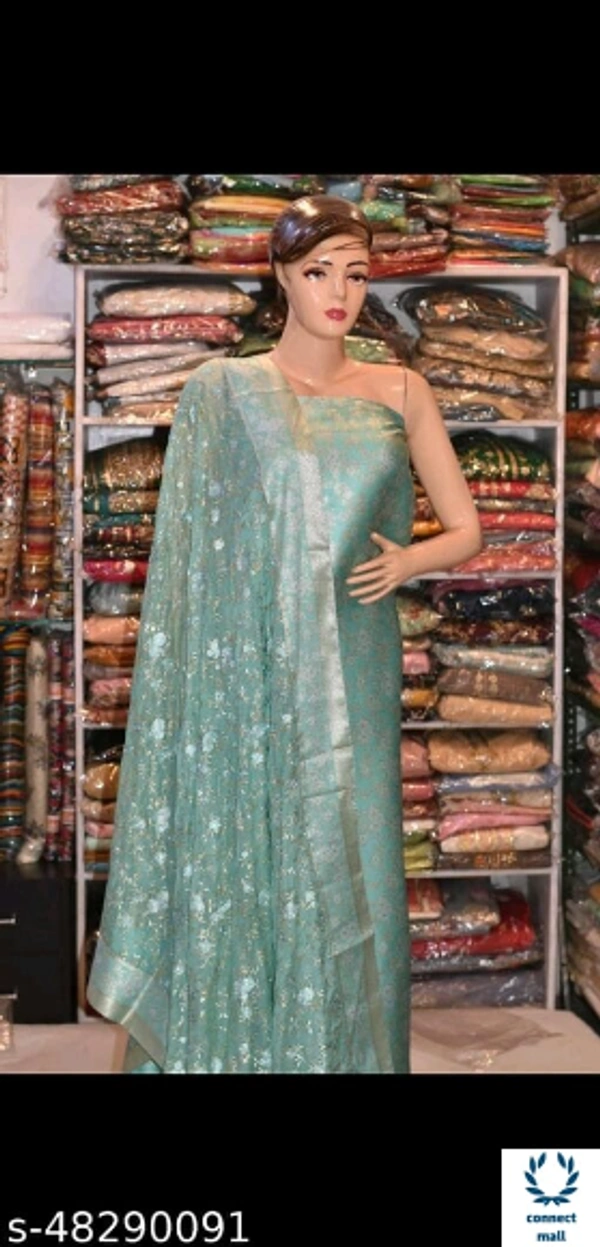 Adrika Drishya Sharara - Polyester, Brocade, Multipack:1